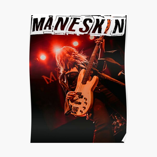 Maneskin Posters - Cictoria de angelis Maneskin Poster | Maneskin Shop