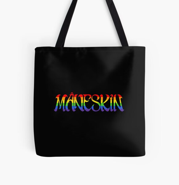 Maneskin rainbow pride Maneskin LGBT All Over Print Tote Bag RB1408 product Offical Maneskin Merch
