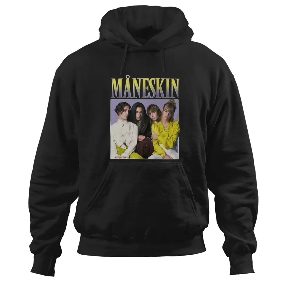 Måneskin Retro Yellow Edition Hoodie