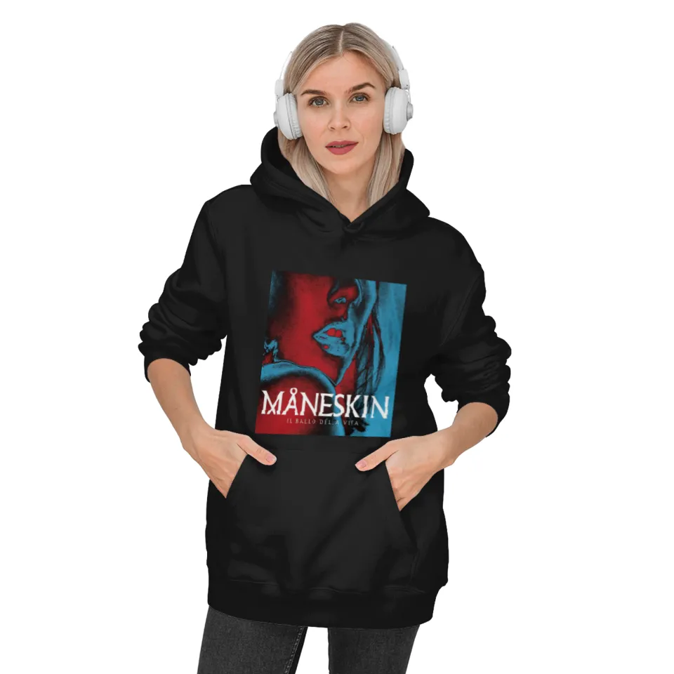 Måneskin Il Ballo Della Vita Album Cover Hoodie 3 - Maneskin Shop Måneskin Il Ballo Della Vita Album Cover Hoodie - Image 3
